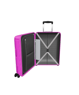 Stylish Pink Luggage Model - 3D Model