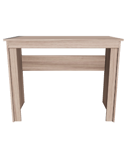 Stylish Minimalist Wooden Desk 3D - 3D Model