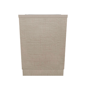 Stylish Textured Storage Cabinet 3D - 3D Model