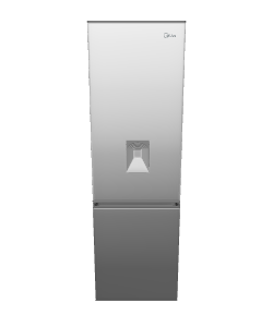 Elegant Stainless Steel Refrigerator 3D - Household 3D Model