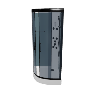 Stylish Shower Cabin Model 3D - 3D Model