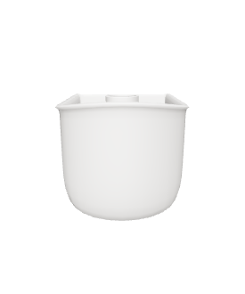 Contemporary White Planter Model - 3D Model