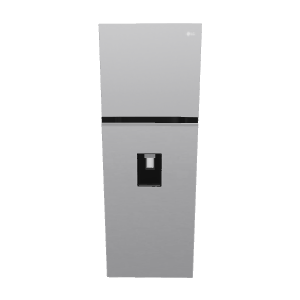 Stylish Silver Refrigerator 3D Model - 3D Model