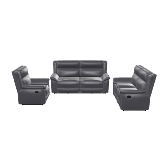 Modern Reclining Sofa Set 3D - 3D Model