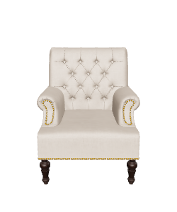 Elegant Vintage Armchair Model - 3D Model