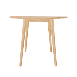 Stylish Wooden Dining Table 3D - 3D Model