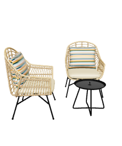 Stylish Outdoor Lounge Set 3D - 3D Model