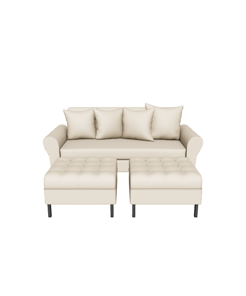 Elegant Modern Sofa 3D Model - 3D Model