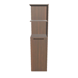 Stylish Wooden Storage Unit 3D - 3D Model