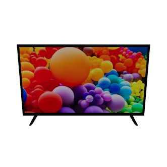 Vibrant LED TV Display Model - 3D Model