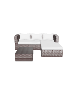 Stylish Outdoor Sofa Set 3D - Furniture 3D Model