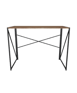 Industrial Style Wooden Table 3D - 3D Model
