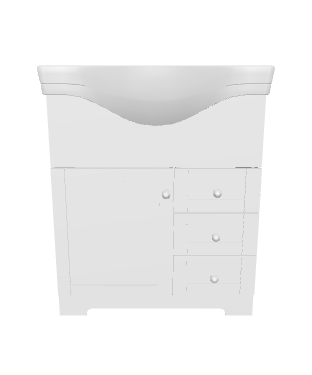 Naples Vanity Unit 3D Model - 3D Model