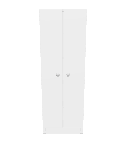 Minimalist Double-Door Storage Cabinet 3D Model - Interior 3D Model