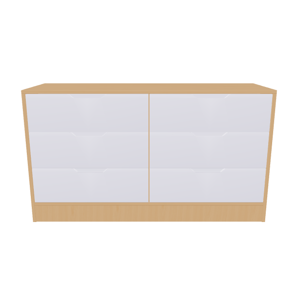 Modern Minimalist Chest of Drawers - 3D Model