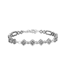 Elegant Silver Bracelet 3D Model - Household 3D Model