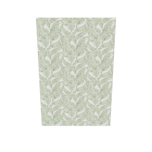 Elegant Botanical Pattern Wallpaper 3D Model - 3D Model