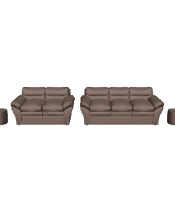 Canavaro Living Room Sofa Set 3D - 3D Model