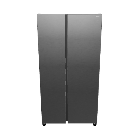 Sleek Modern Double Door Refrigerator 3D Model - Household 3D Model