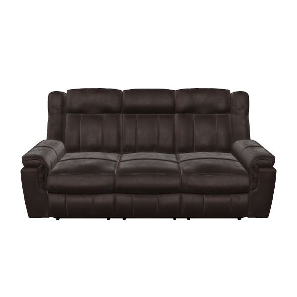 Stylish Brown Reclining Sofa 3D Model - 3D Model
