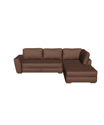 Elegant Modern Sectional Sofa 3D Model - Furniture 3D Model