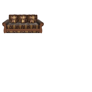 Elegant Vintage Sofa 3D Model - 3D Model