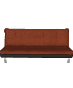 Stylish Brown Sofa 3D Model - 3D Model