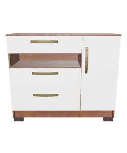 Sleek Modern Storage Cabinet 3D - 3D Model