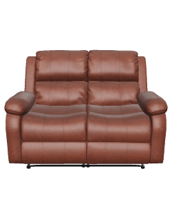 Contemporary Brown Reclining Sofa 3D Model - 3D Model