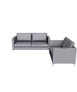 Modern Living Room Sofa Set 3D - 3D Model