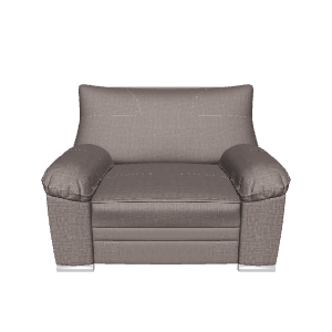 Stylish Lounge Armchair 3D Model - 3D Model