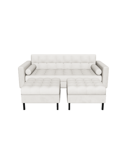 Modern L-Shaped Sofa 3D Model - 3D Model