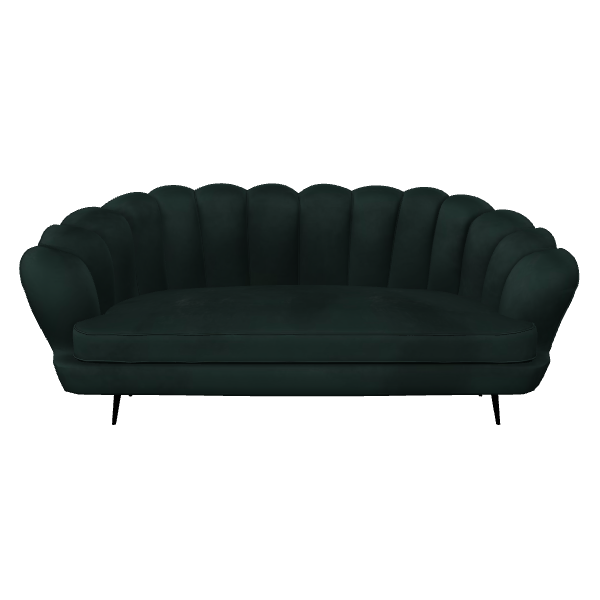 Modern Velvet Sofa 3D Model - Furniture 3D Model