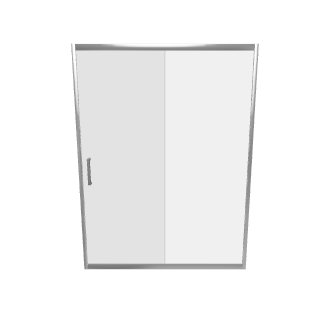 Mampara Corredera Frontal Light 3D - Interior 3D Model