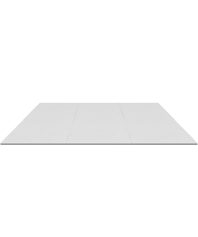 Minimalist White Floor Panel 3D - 3D Model