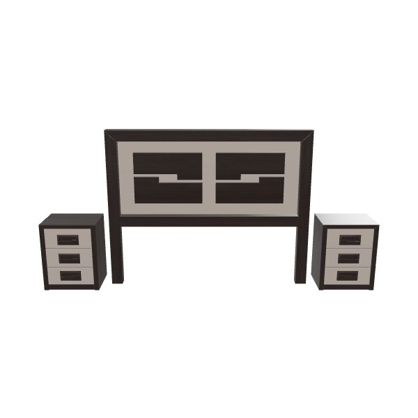 Stylish Bedroom Furniture Set 3D - Furniture 3D Model