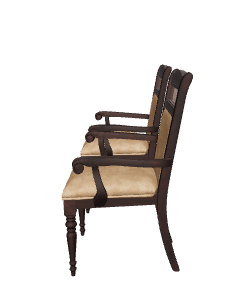 Stylish Wooden Dining Chair 3D - 3D Model