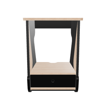 Stylish Minimalist Side Table - 3D Model