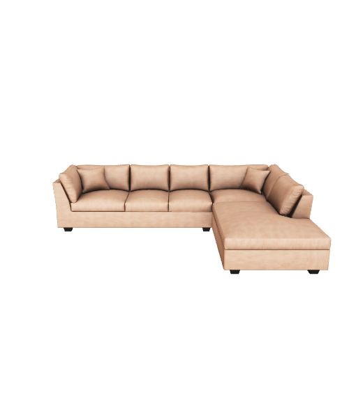 Comfortable Sectional Sofa Model - 3D Model