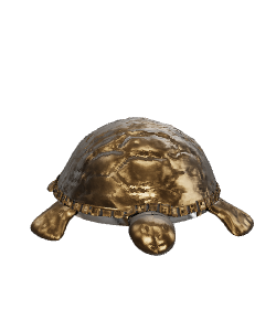 Stylized Golden Turtle Model 3D - Premium 3D Model at $9