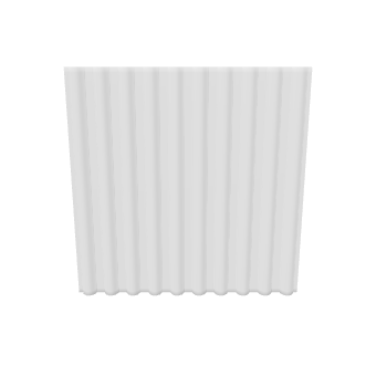 Stylized Vertical Wall Panel 3D - 3D Model