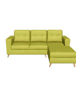 Stylish Modern L-shaped Sofa 3D Model - 3D Model