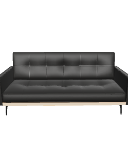 Stylish Modern Leather Sofa 3D Model - 3D Model