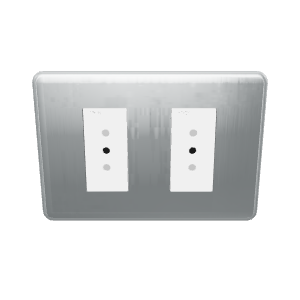 Stylish Dual Socket Wall Plate 3D - Interior 3D Model