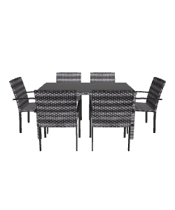 Stylish Outdoor Dining Set 3D - 3D Model