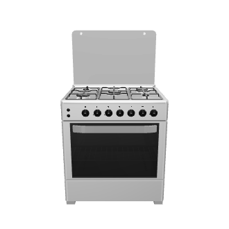 Stylish Gas Range Cooker Model - 3D Model