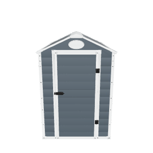 Stylish Storage Shed 3D Model - Exterior 3D Model