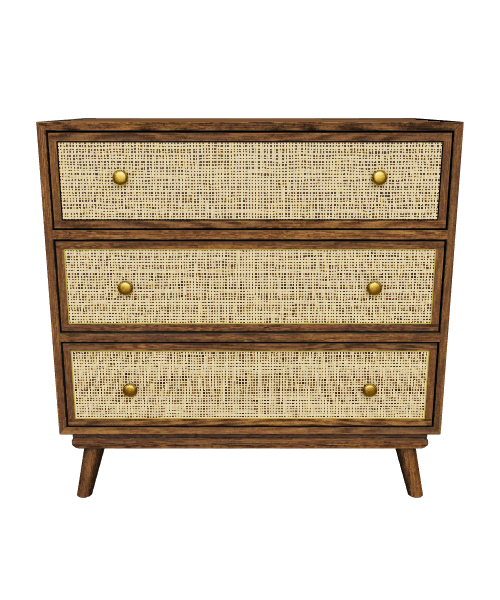 Mid-Century Modern Chest of Drawers - Furniture 3D Model