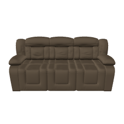 Stylish 3D Reclining Sofa Model - Furniture 3D Model