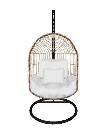 Hanging Rattan Chair 3D Model - 3D Model